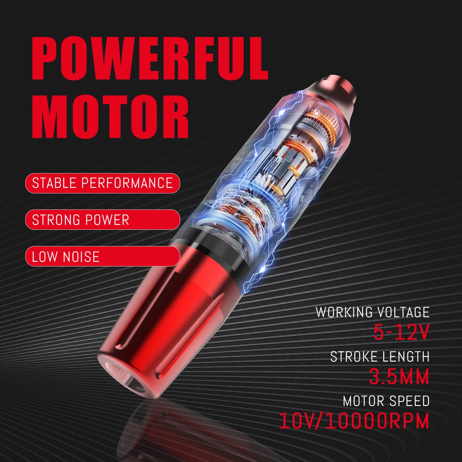 Powerful Motor of Peslief Tattoo Pen