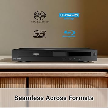 Krovatar 4K UHD Blu-ray Disc Player with Bluetooth Function