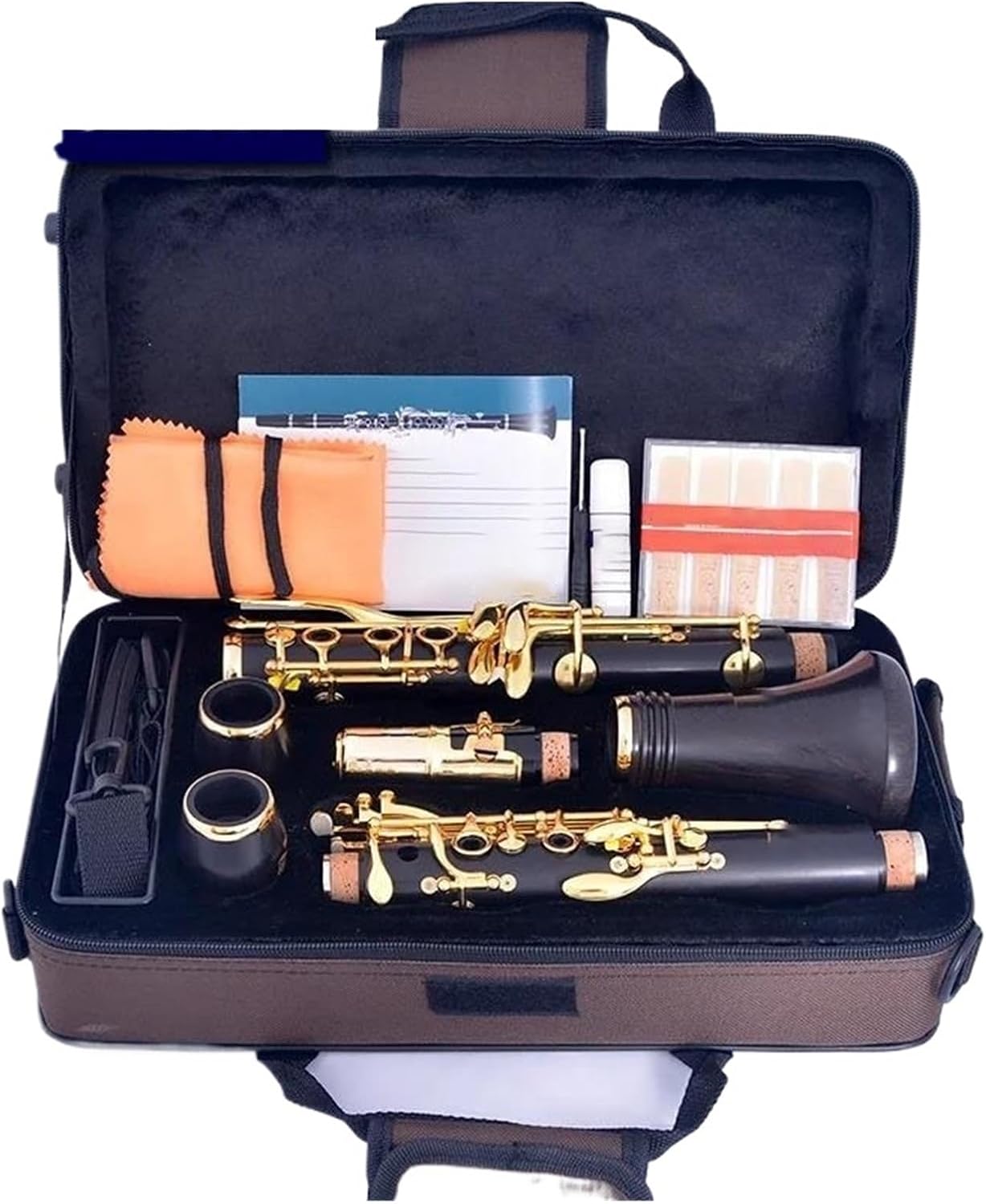 Clarinet Bb Ebony Gold Plated 17 Keys