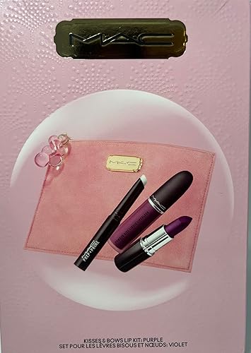 Miniatura 3 de MAC Edición Limitada Kisses & Bows Kit de labios morado