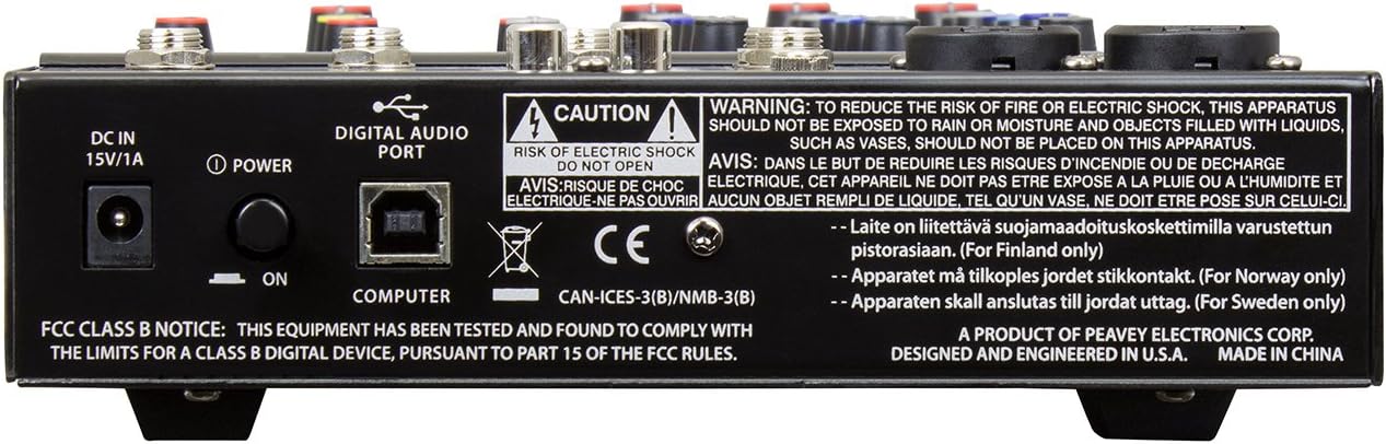 Peavey PV 6 Non-Powered Mixer