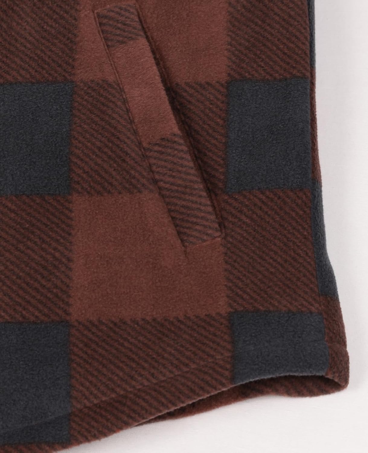 ThCreasa Boys Quilted Lined Winter Fleece Jacket Plaid Snap Button Shacket, Warm Kids Outerwear