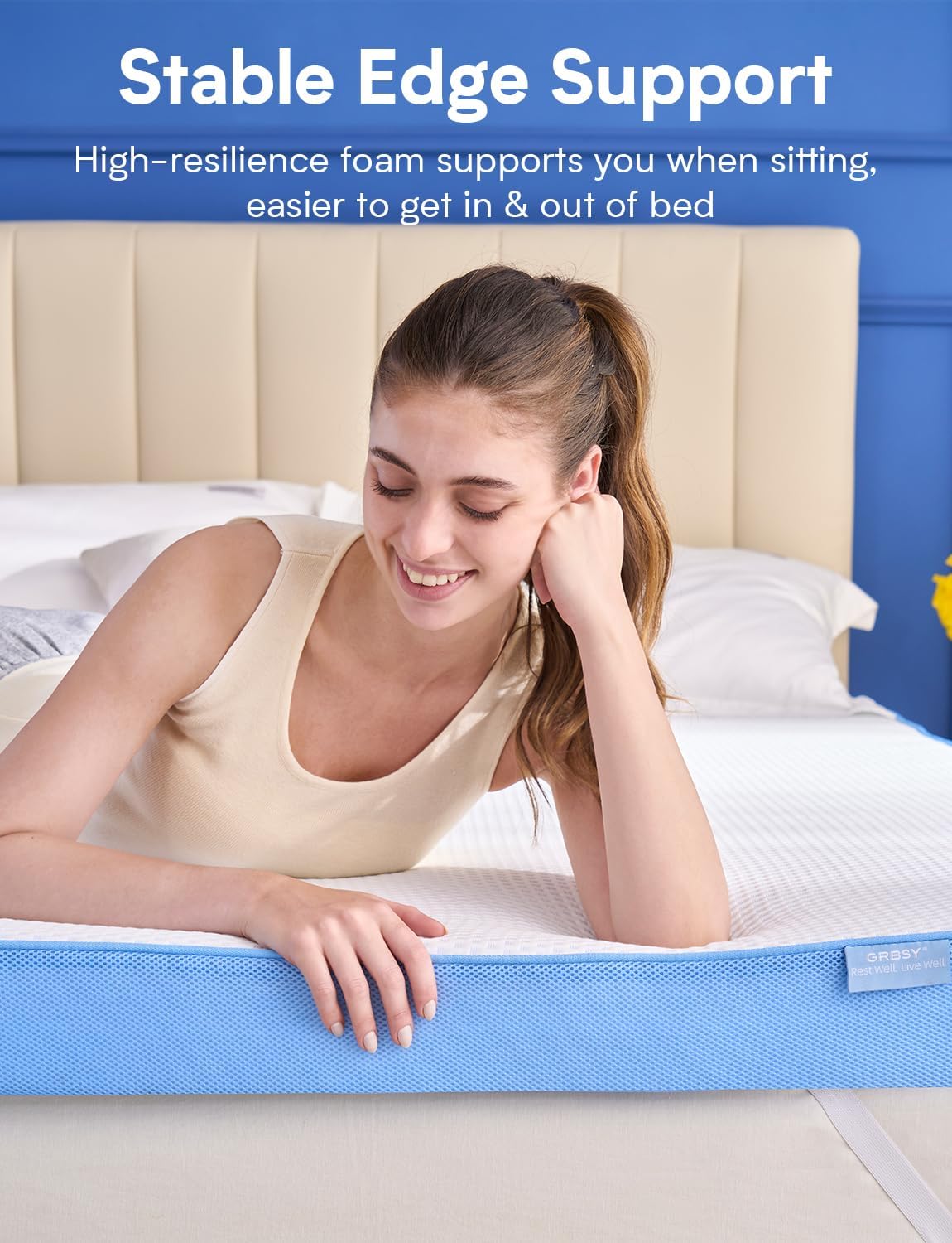 Extra Firm Mattress Topper King Size, 2026 Upgraded 3 Inch 7-Zone Egg Crate Cooling Gel Memory Foam Bed Topper for Pressure Relief and Back Pain, Bamboo Charcoal Mattress Pad, Washable Cover