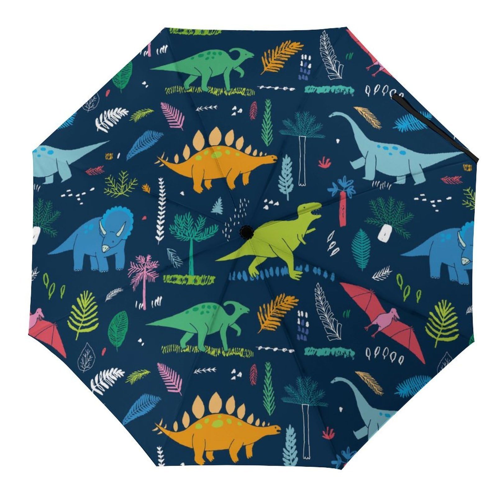 Parapluie automatique compact jolis cochons avec ouverture rapide et robuste - 8