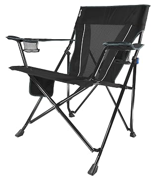 Kijaro Dual Lock XXL Chair - Standing Frame - Vik Black