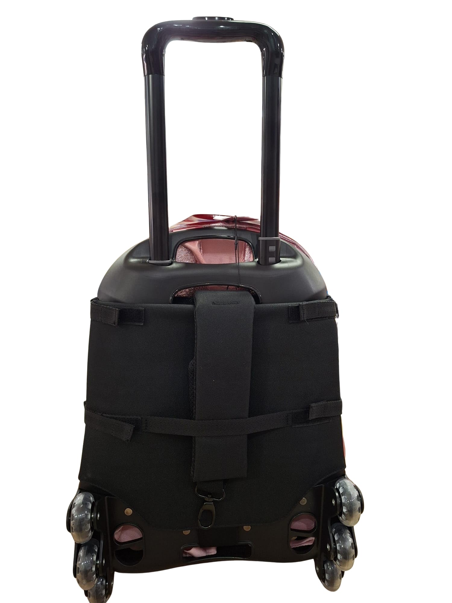 Tinta Unita TINTAUNITA by POOLOVER Trolley Zaino Scuola con Carrello Amovibile Dream Cross Glamour rosa/viola Sganciabile Nuove Ruote Sali Scale