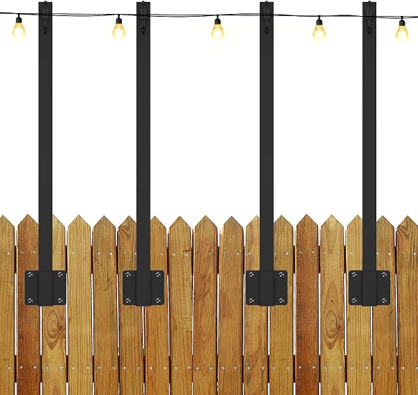 Kandishiex 1.4ft Outdoor String Light Hanging Poles