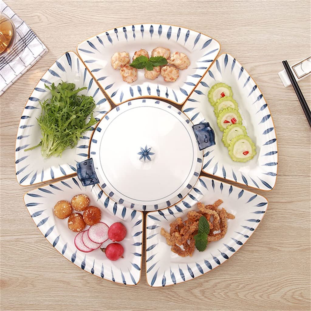 Amazon | 大皿 組み合わせ 家庭用食器 セラミック皿 スープボウル