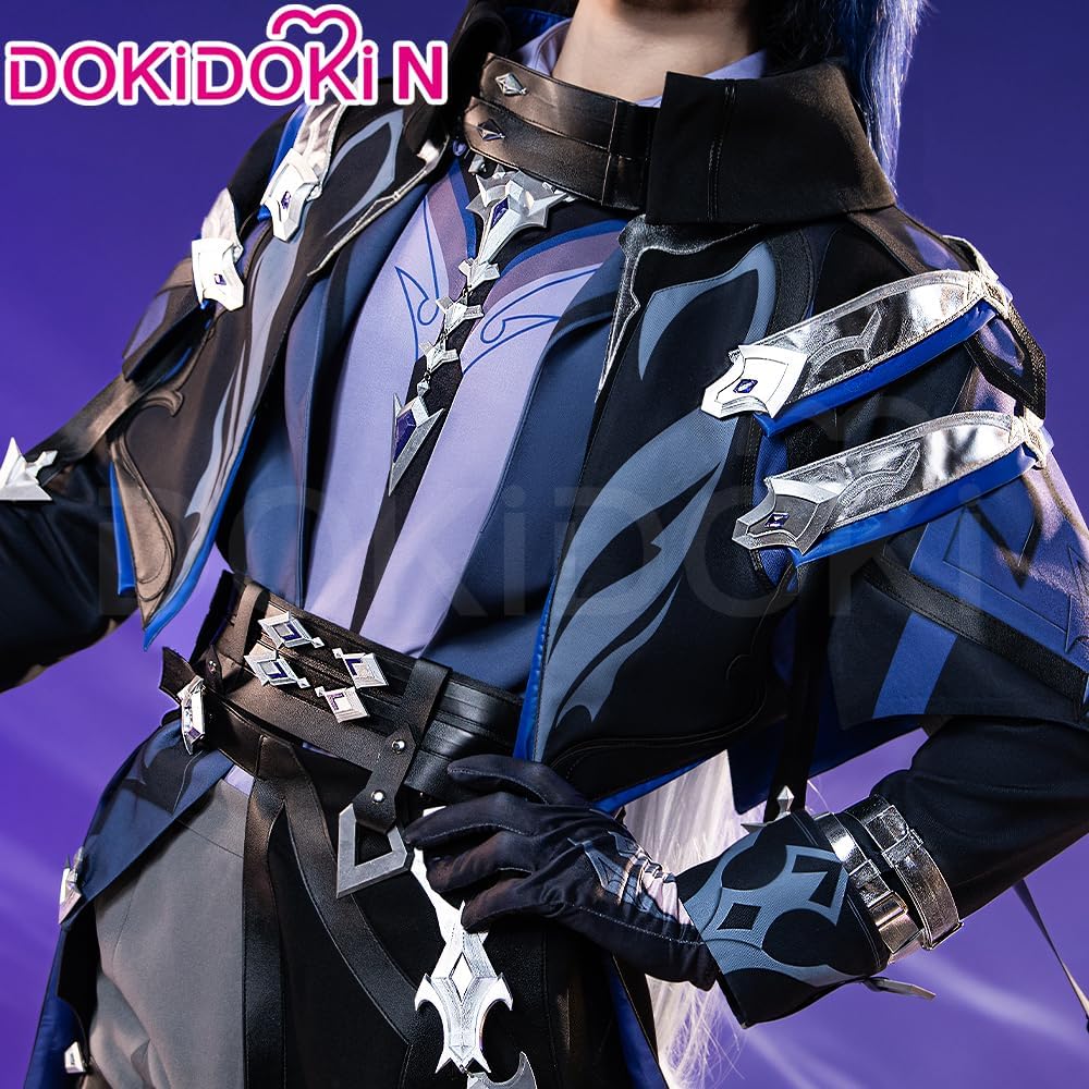 KIRA KIRA Flins Cosplay Costume Doki-N Fluorescent Props Genshin Flins Halloween Costume Song of the Welkin Moon