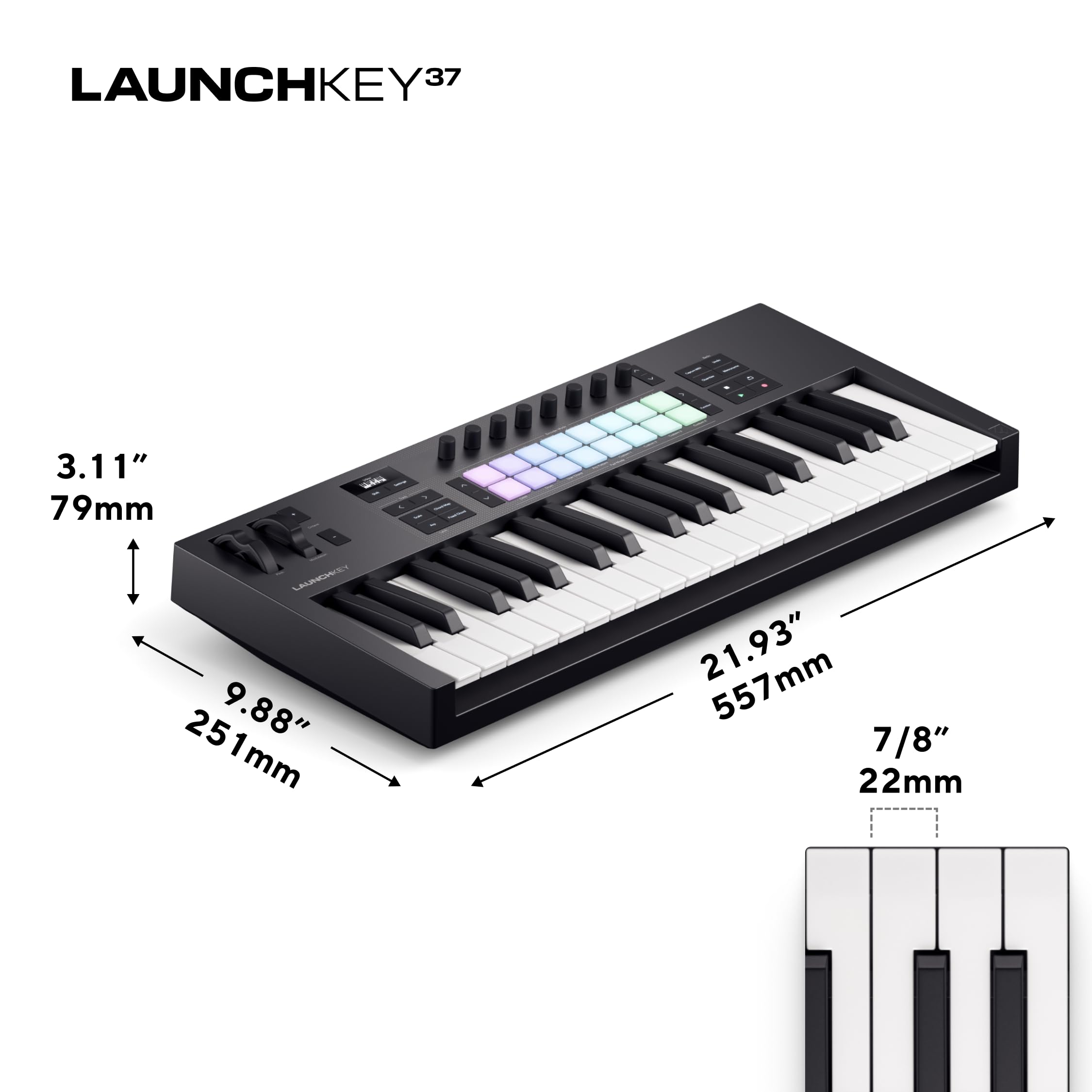 Amazon | Novation/Launchkey 37 Mk4 | MIDIキーボード | MIDI