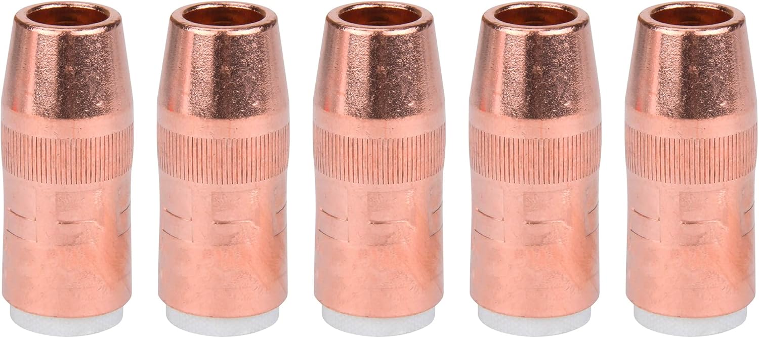 5-PK NS-5818C Nozzle Centerfire Slim 5/8" 1/8" Recess For Bernard Mig Gun