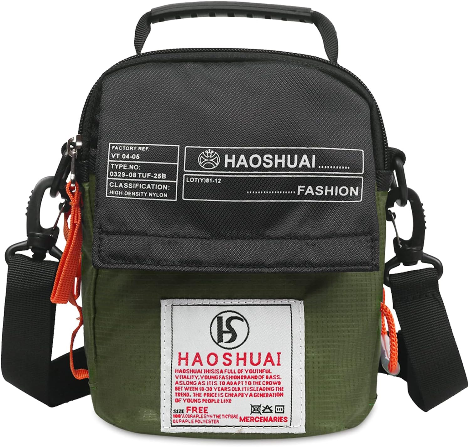 JAKAGOWaterproof Shoulder Bag Small Messenger Cross Body Bag for Outdoor