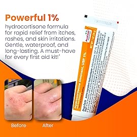 AVEDANA Hydrocortisone Ointment | 1oz Hydrocortisone Ointment with 1 Percent USP - Maximum Strength Cortisone Ointment | Fast Relief Anti Itch Ointment | Soothing and Calming Waterproof Formula