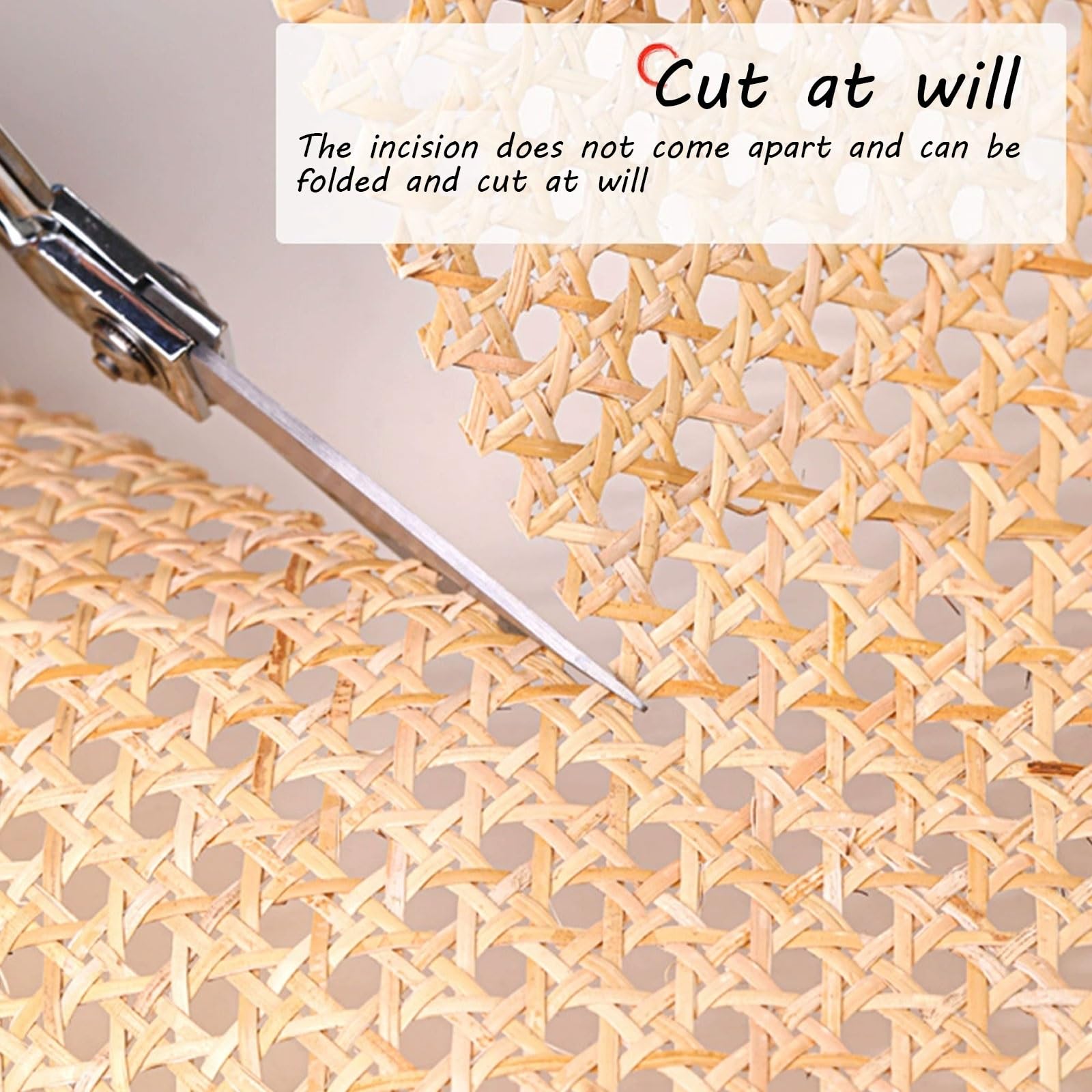 Rejilla de Mimbre Natural, Ratan Rollo Mimbre, Rollo de Ratán 80x100cm para Muebles, Mimbre Rollo, Rattan, Rollo Ratan, Material Plano de Ratán por Metros, Decoración para Sillas(80x250cm)