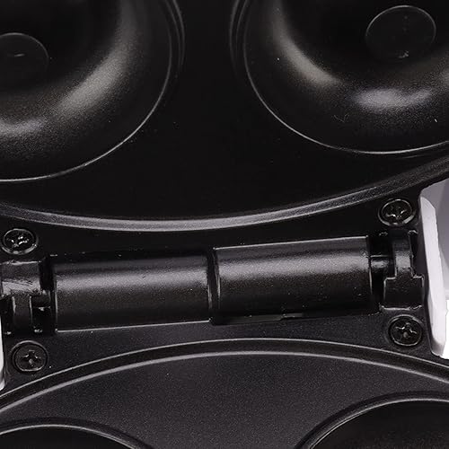 Miniatura 8 de Máquina para hacer donas pequeñas y antiadherentes para hacer 7 rosquillas pequeñas, fabricante eléctrico de agujeros para donas para el hogar para