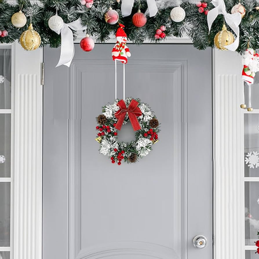 Amazon.co.jp: クリスマスリース ホリデーリース 装飾 玄関用