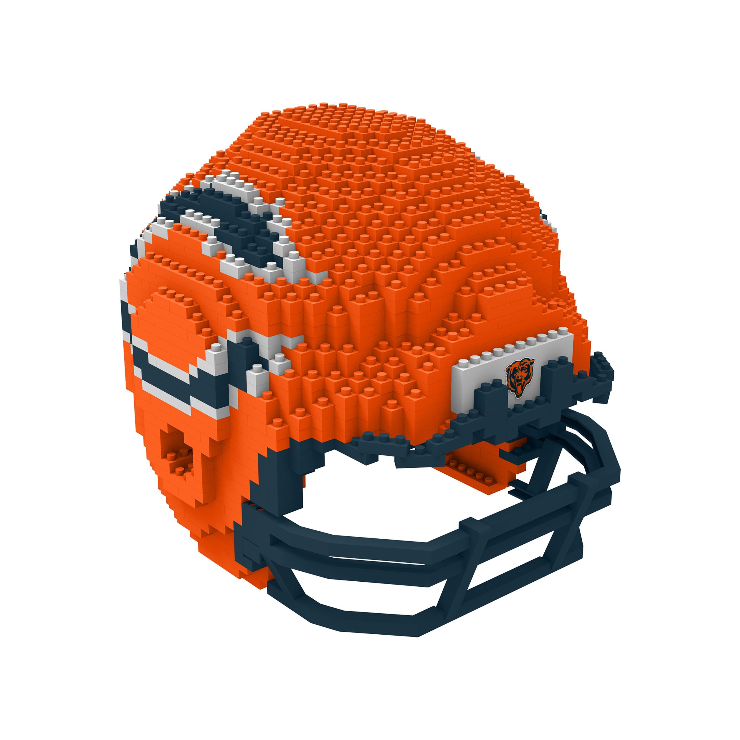 FOCO Unisex NFL 3D BRXLZ Puzzle Replica Helmet Set