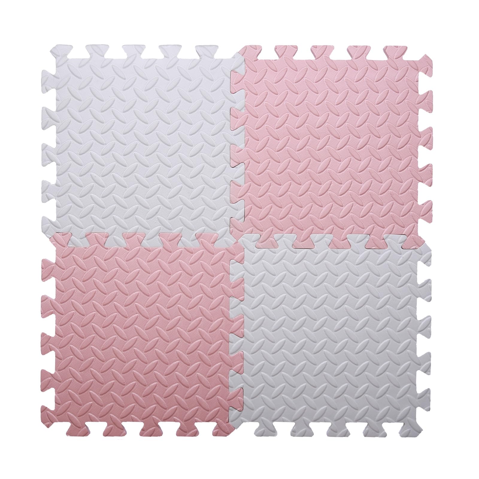 Lot de 16 dalles en mousse pour sol, carreaux carrés en mousse emboîtables