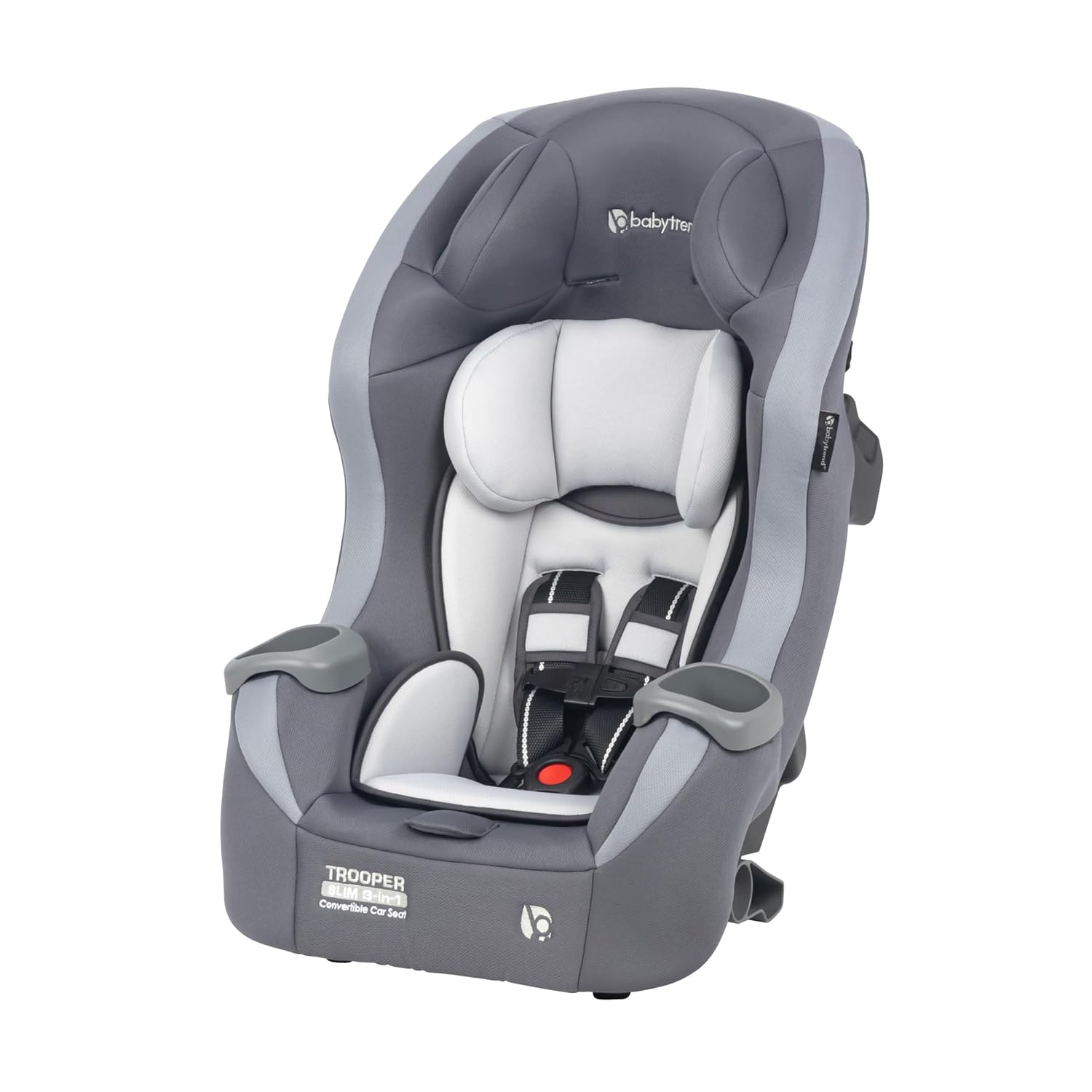 Baby Trend Trooper™ Slim 3-in-1 Convertible Car Seat, Dash Grey Dash Grey Trooper SLIM