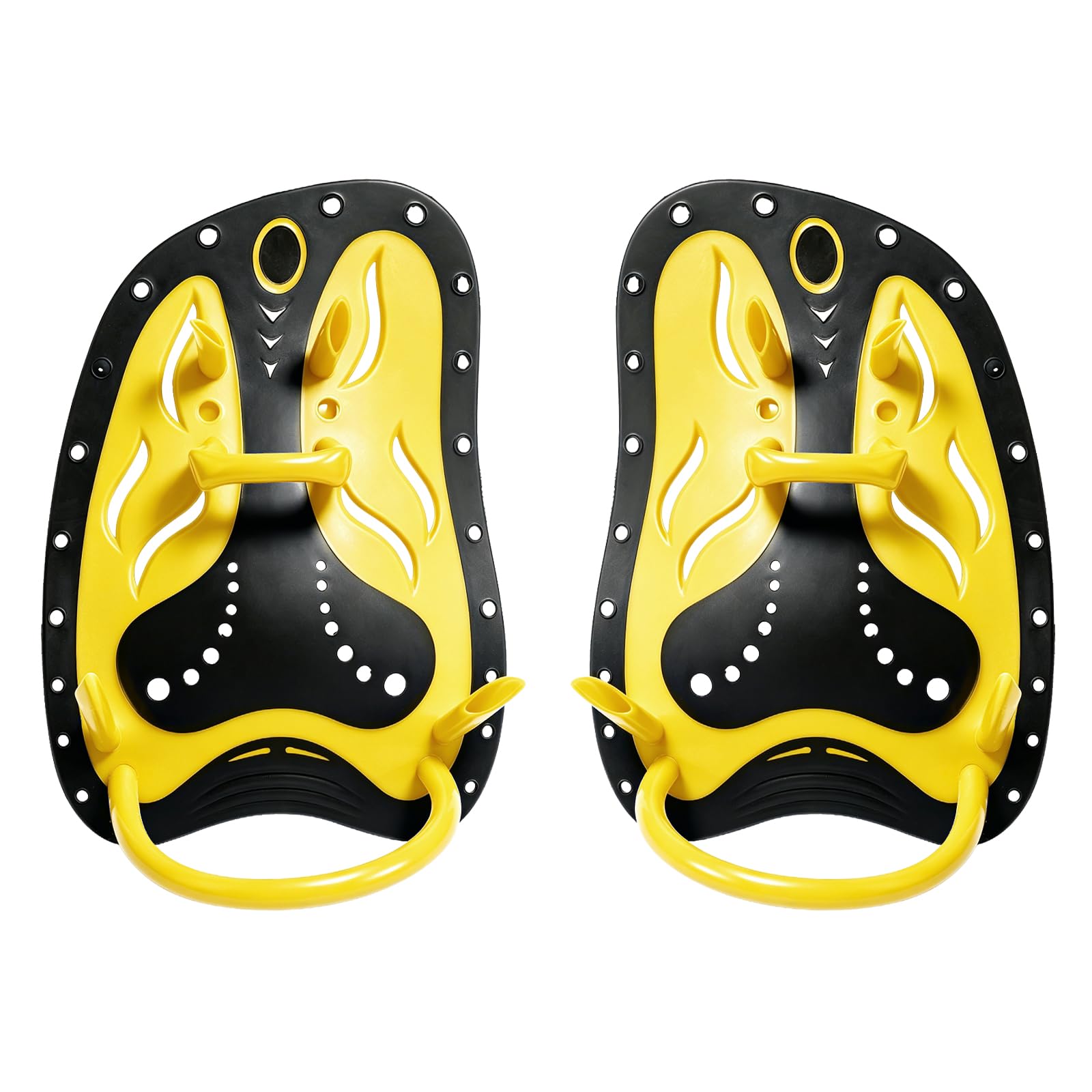 Handpaddel für Schwimmer, Silikon-Schwimmpaddel Einheitsgröße für Erwachsene und Kinder, Schwimmbad-Paddel mit Verstellbaren Riemen, Ergonomisch Geformte Handfläche