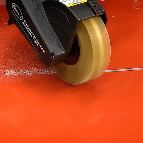 Eastwood Herramienta de eliminación giratoria neumática de 11 piezas para quitar calcomanías de pintura de óxido y más