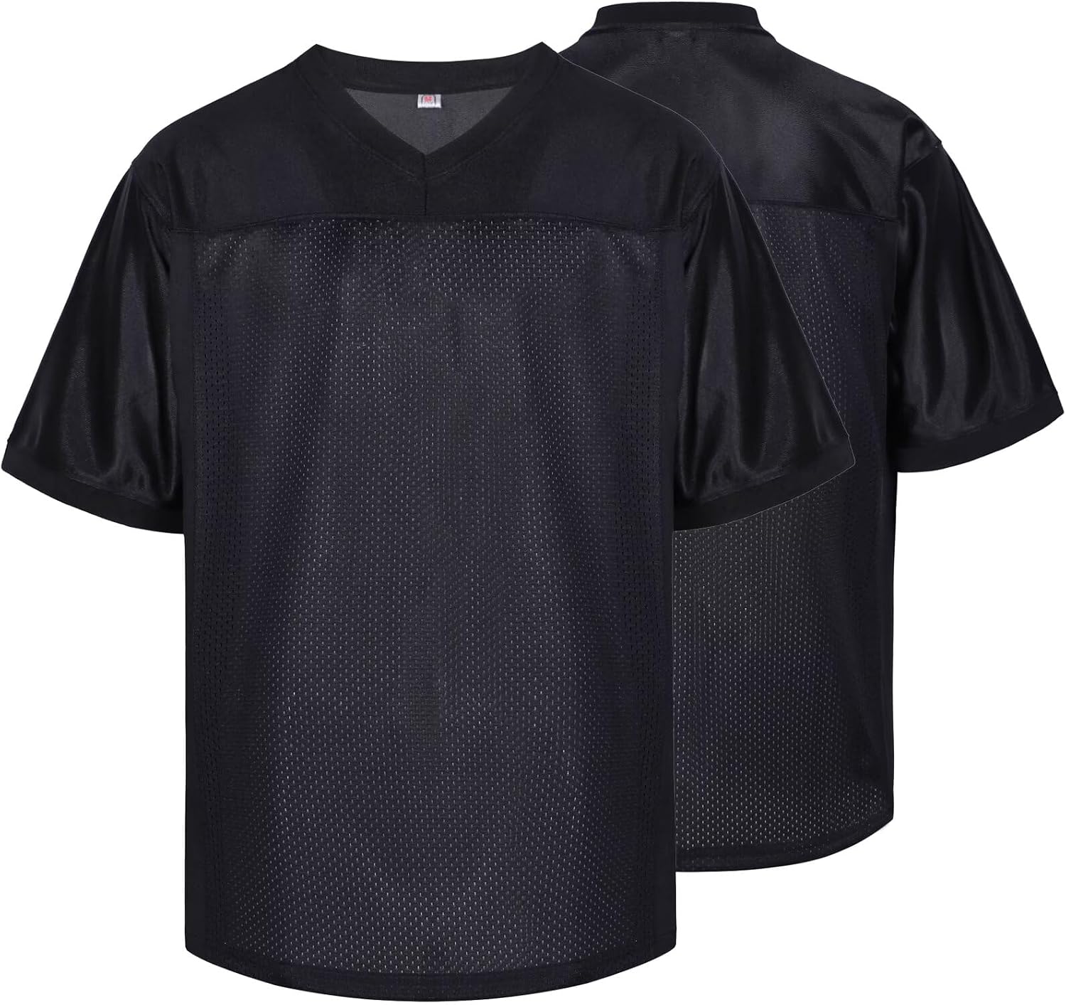 babyhealthy Blank Football Jersey,Mesh Practice Plain Football Shirt | 90s Hip Hop Retro Active,Unisex,Workout Dry-Fit,Soccer Sports Tee