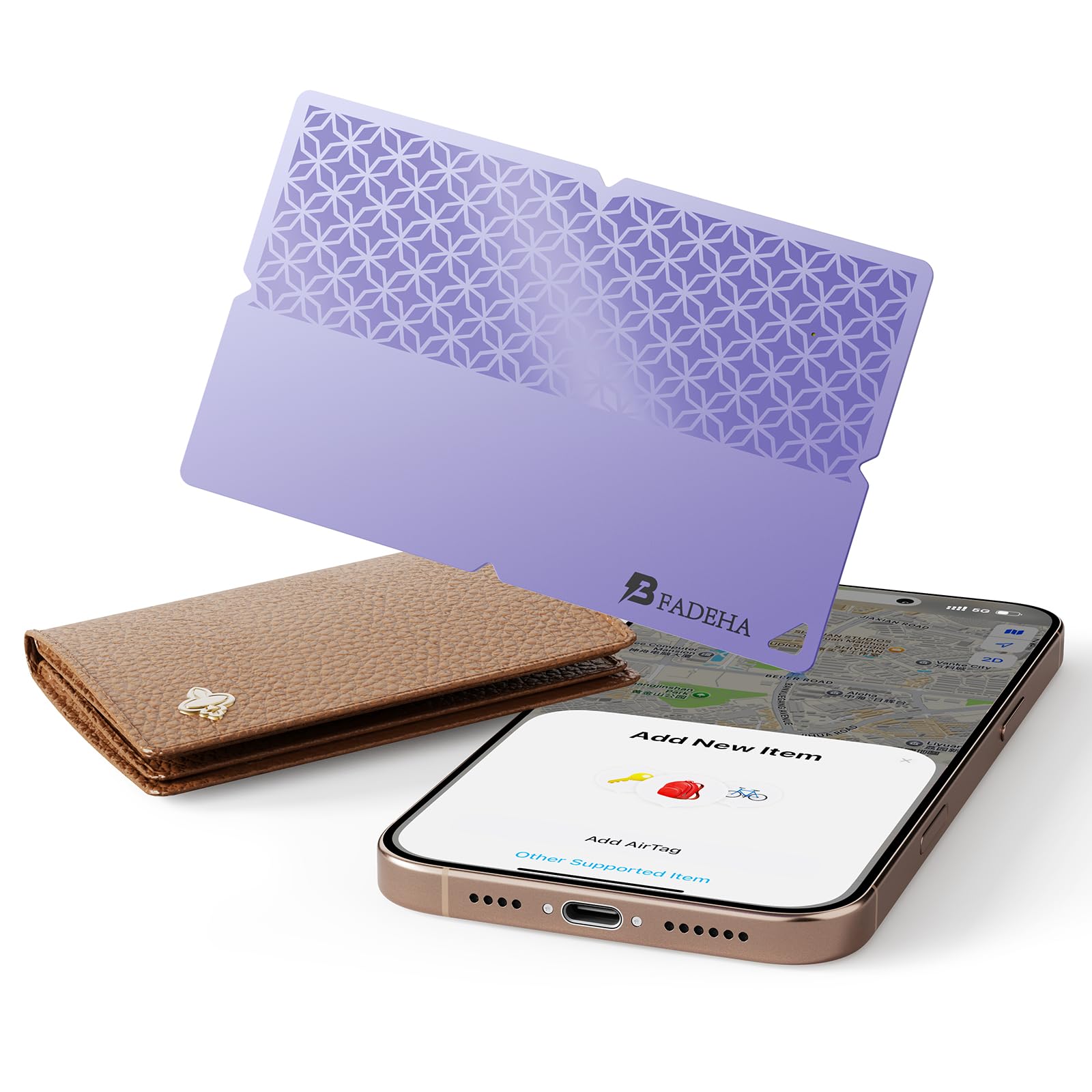 BFADEHA 2026 Apple MFi Certified Wallet Tracker Smart Card