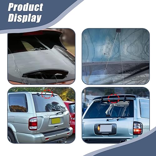 Miniatura 6 de XQSMWF Boquilla rociadora para parabrisas trasero compatible con Nissan Pathfinder 1996-2012 Xterra 2000-2015 compatible con Infiniti QX4 1999-2003