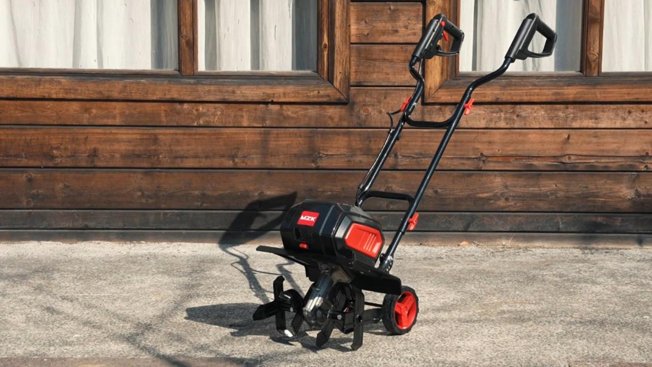 Amazon.com : MZK 40V 12-inch Cordless Garden Tiller, 12In Width