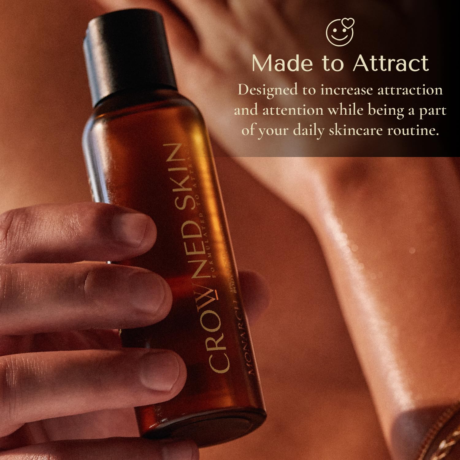 Crowned Skin Reign Body Butter Cologne and Body Oil Cologne Bundle | As Seen On Shark Tank | Skin Care Set with Pink Pepper & Bergamot Scent | Natural Shea & Mango Butters | All-Day Fragrance