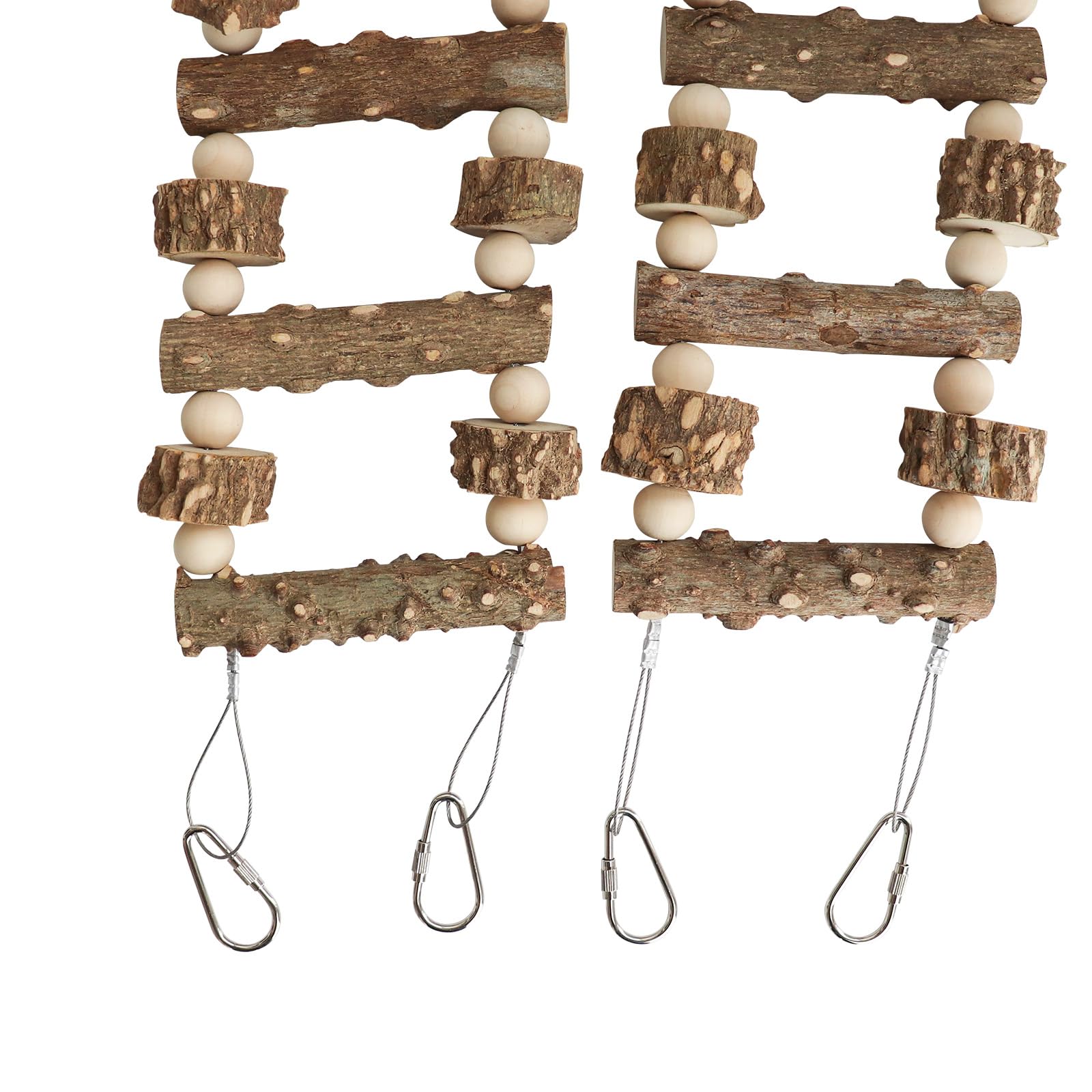Jouet à mâcher à suspendre en bois de poivre naturel pour animal domestique, rat, hamster, escalade, accessoires pour cage à oiseaux, perroquet, rat, écureuil, sucre planeur