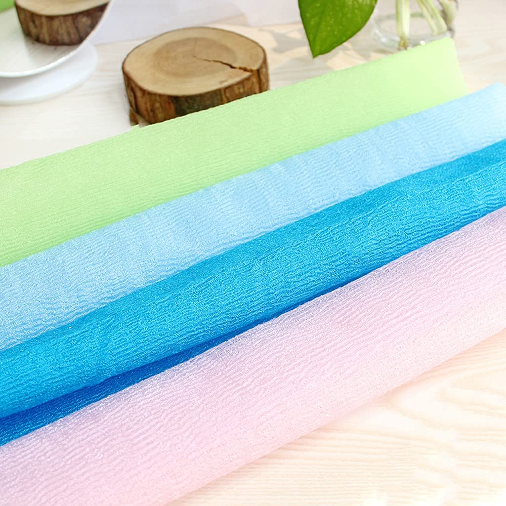 3 Stück Peeling-Duschtücher Aus Nylon – 22x26 Cm, Weich, Für Gesicht & Körper, Ideal Für Reisen