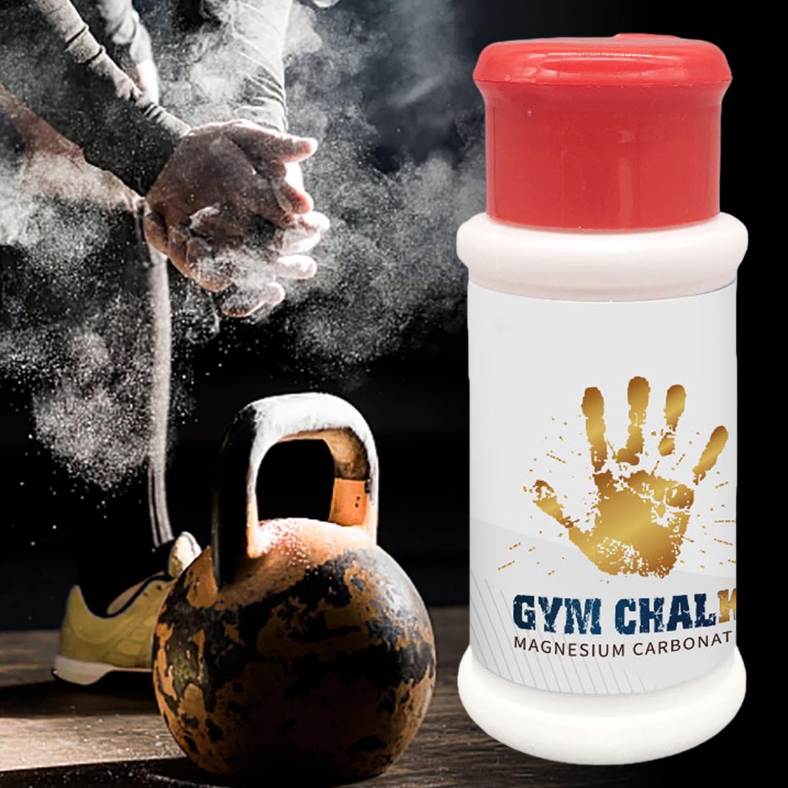 Tiza para levantamiento de pesas antideslizante absorbe sudor 60 ml magnesio fitness gimnasia baloncesto