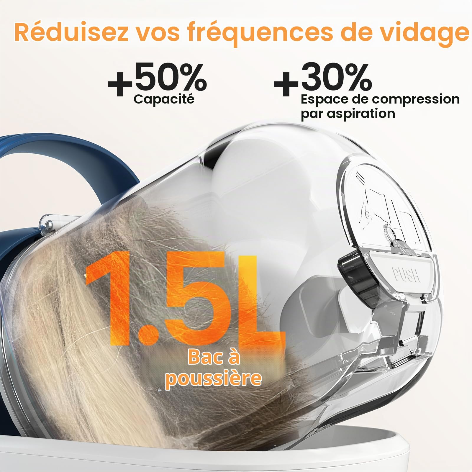 oneisall Tondeuse à Cheveux pour Chien avec aspirateur, 7 en 1 Kit de Soins Professionnels pour Animaux de Compagnie, Rasoir Silencieux pour Chien et Chat, Tondeuse Professionnelle pour Chien et