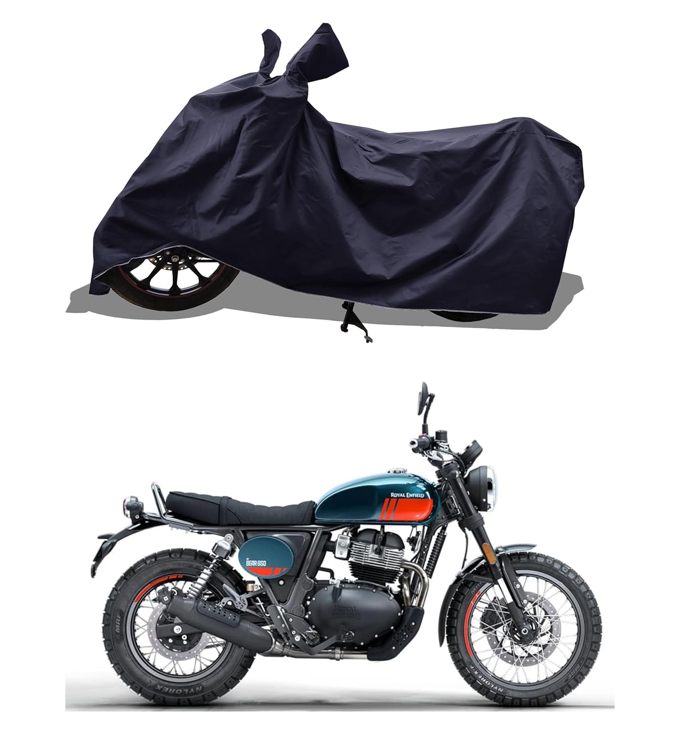All Weather Bike Cover for RE Bear 650 New 2024 Bike Cover with Water