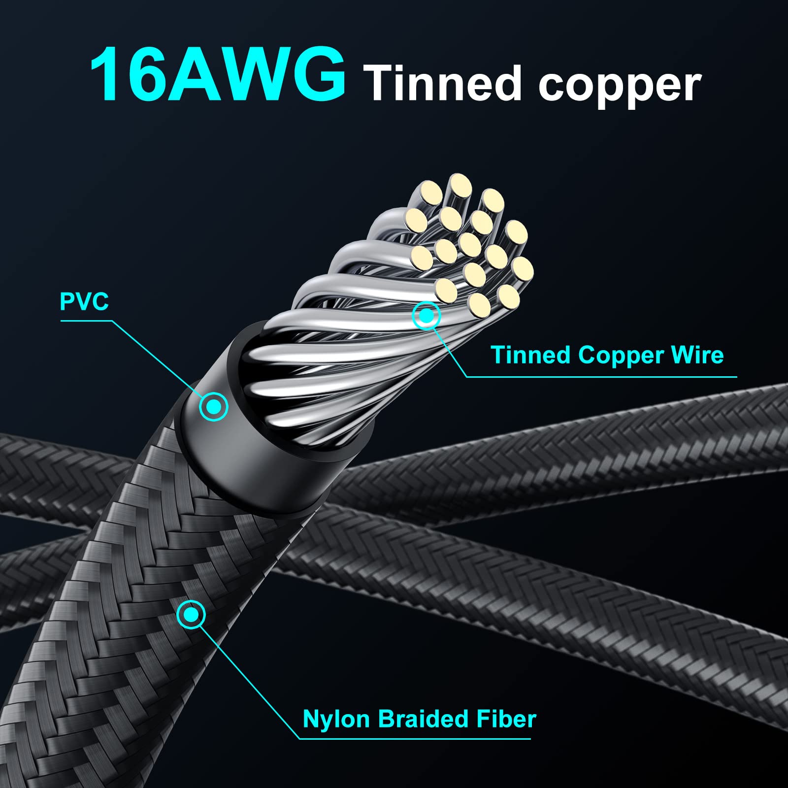 16Pin GPU RTX 4070 Super Power Adapter Cable 90 Degree, PCIE 5.0 16Pin Male to 2X8Pin Female Right Angled 12VHPWR GPU Extension Cable for Geforce RTX 4070 5070 Ti RTX 5080-13inch Black