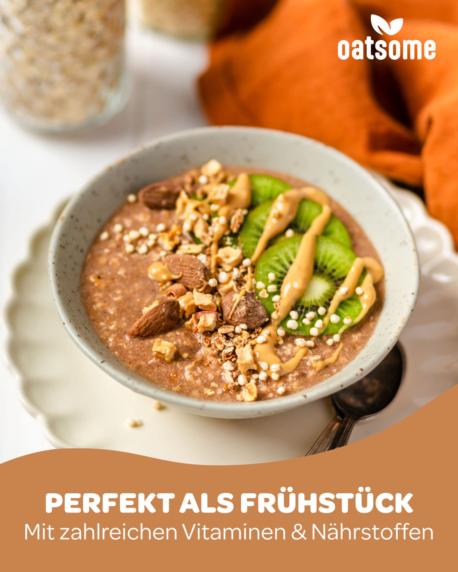 OATSOME® Smoothie Bowls Probierpaket I Neuer Inhalt | 15x50g Portionsbeutel | 100% Natürlich, Vegan & Ohne Zuckerzusatz | Frühstück | Gefriertrocknung | Zum Mitnehmen & Testen