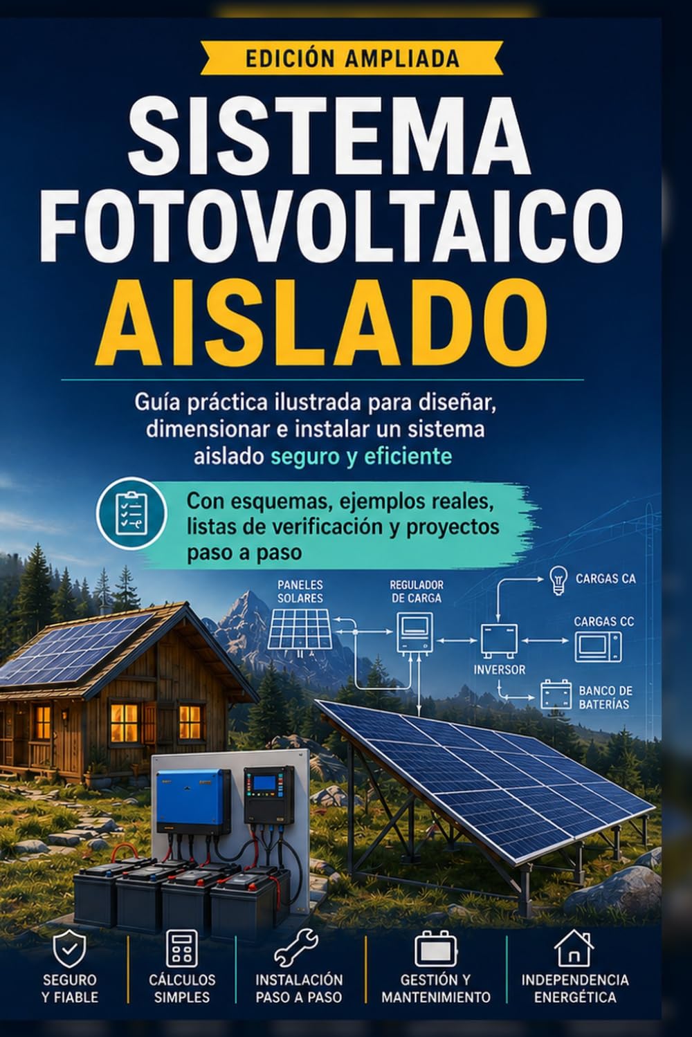 SISTEMA FOTOVOLTAICO AISLADO: Guía práctica ilustrada para diseñar, dimensionar y mantener una instalación solar autónoma