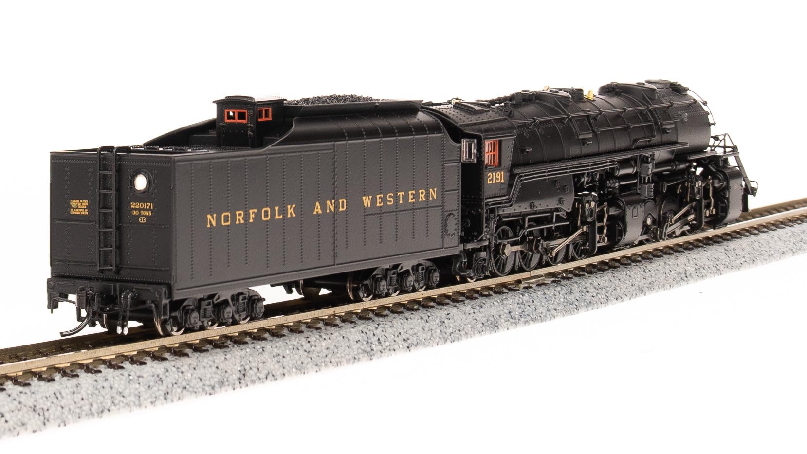 Amazon.com: Broadway Limited 7223 N&W Y6b 2-8-8-2, #2199, 22I