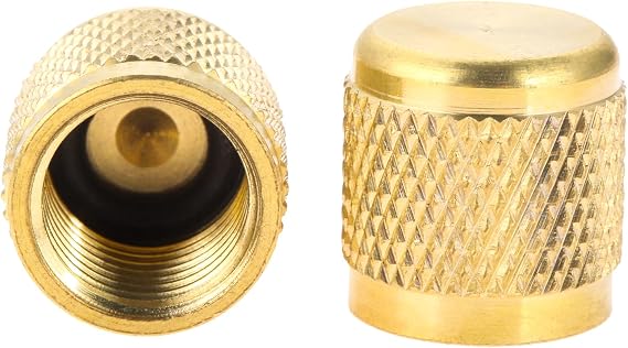 R12 R22 R410A Valve Core Remover Installer Kit,3PCS 451/4 SAE Ball Valve | 10PCS Valve Cores, 2PCS 1/4 and 5/16 Port R410A R32 Brass Adapter for Refrigerant HVAC Air Condition System