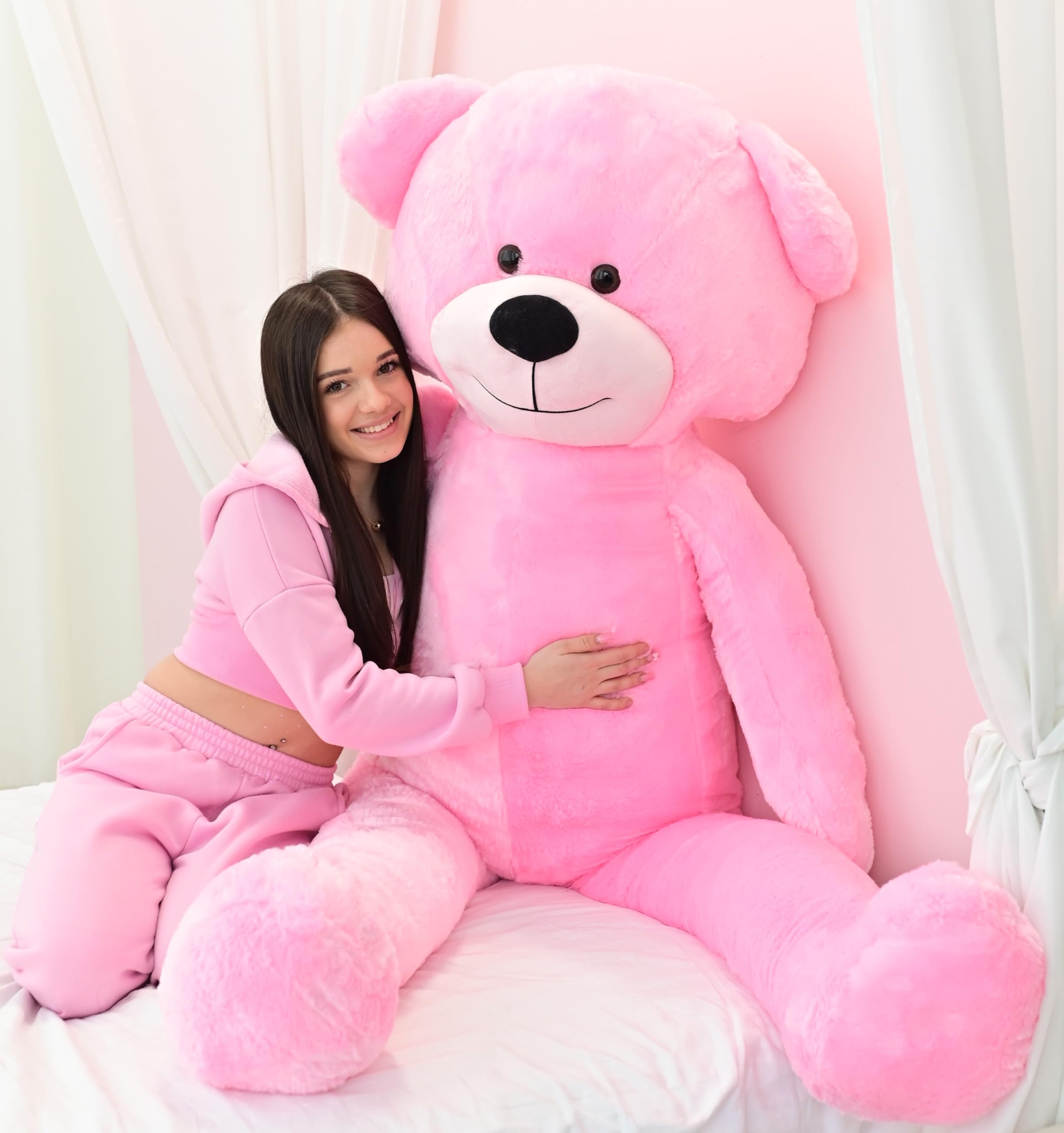 Odolplusz Giant Teddy Bear XXL 220 cm with Silicone Fibre Balls