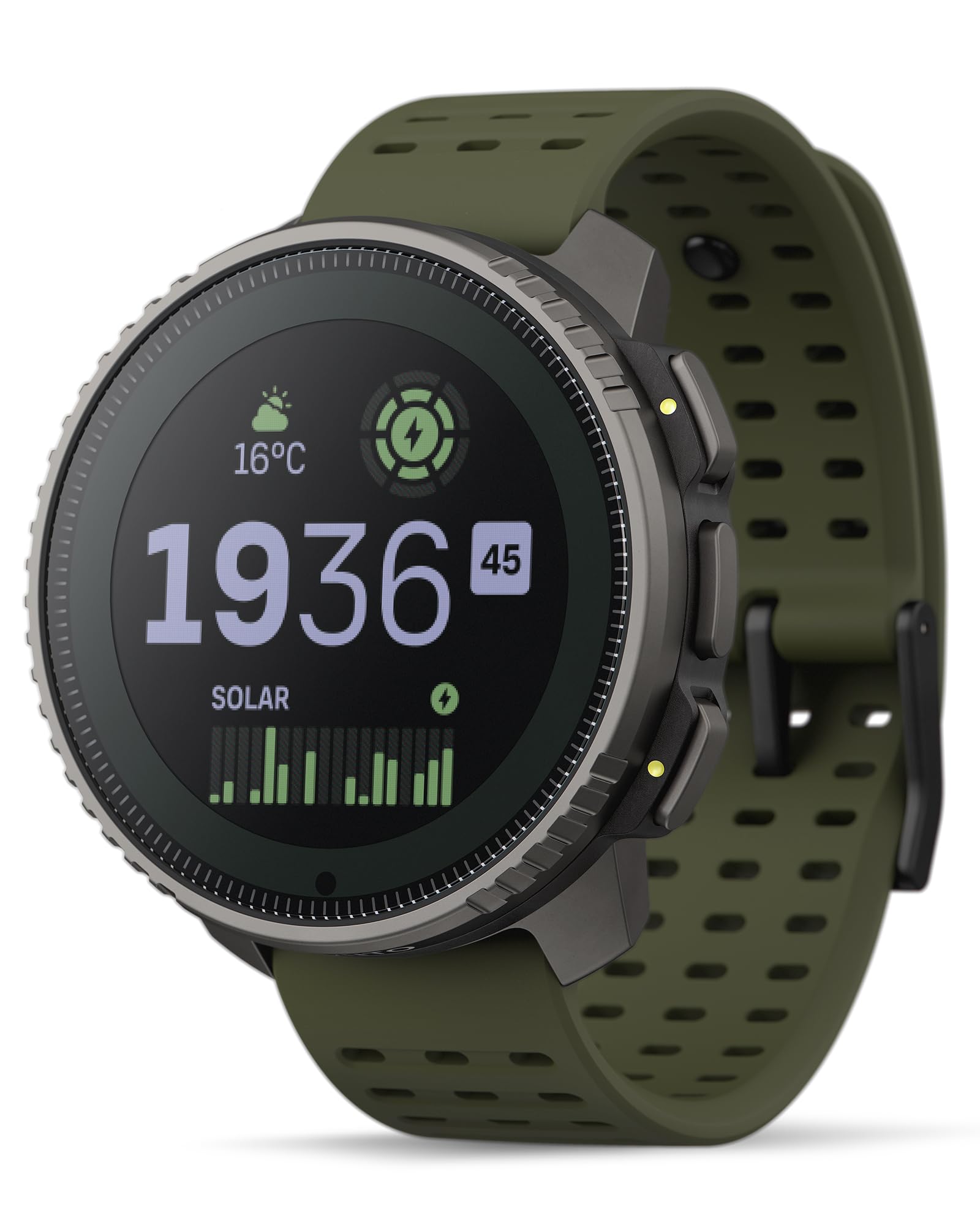 SUUNTO Vertical GPS Sports Watch, Solar Charging & Dual-GNSS, Multisport Smartwatch with Touchscreen & 95+ Sports, Advanced Health & Recovery Support, 60-Day Battery Life, Offline Map, Titanium Forest