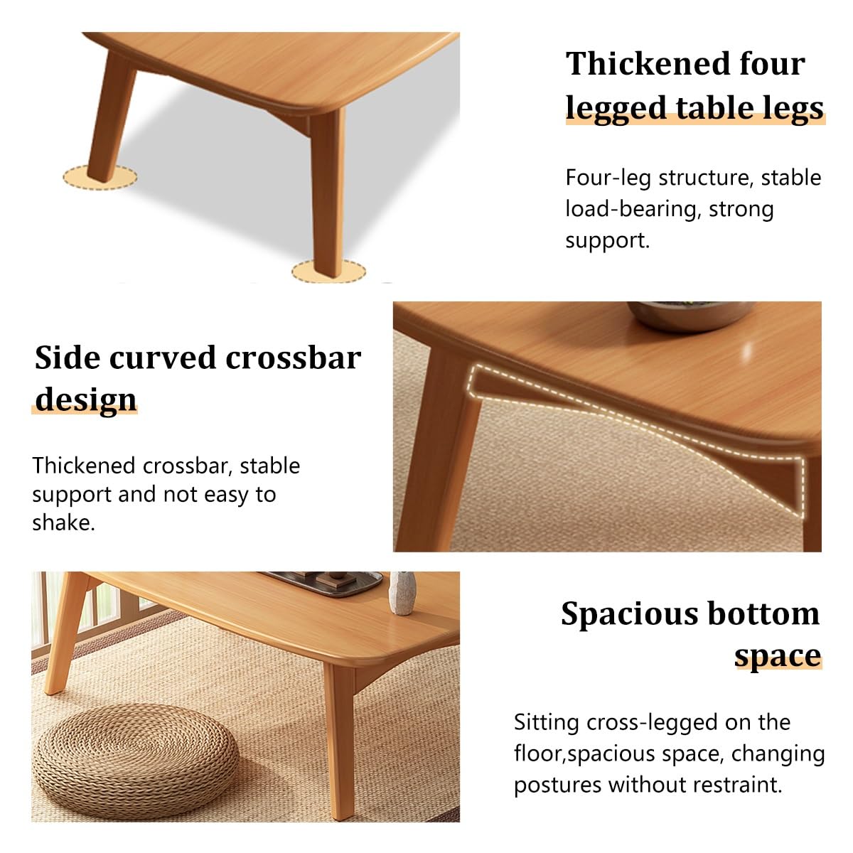 Amazon.com: Japanese Meditation & Tea Table, Japanese Coffee Table