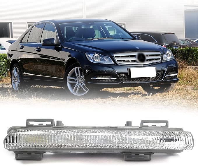 Led Tagfahrlicht Fur Die Beifahrerseite Nebelscheinwerfer Mit Led Leuchtmittel Fur Benz C Klasse E Klasse W204 W212 2011 2012 2013 1 Stuck Rechte Seite Drl Amazon De Auto Motorrad