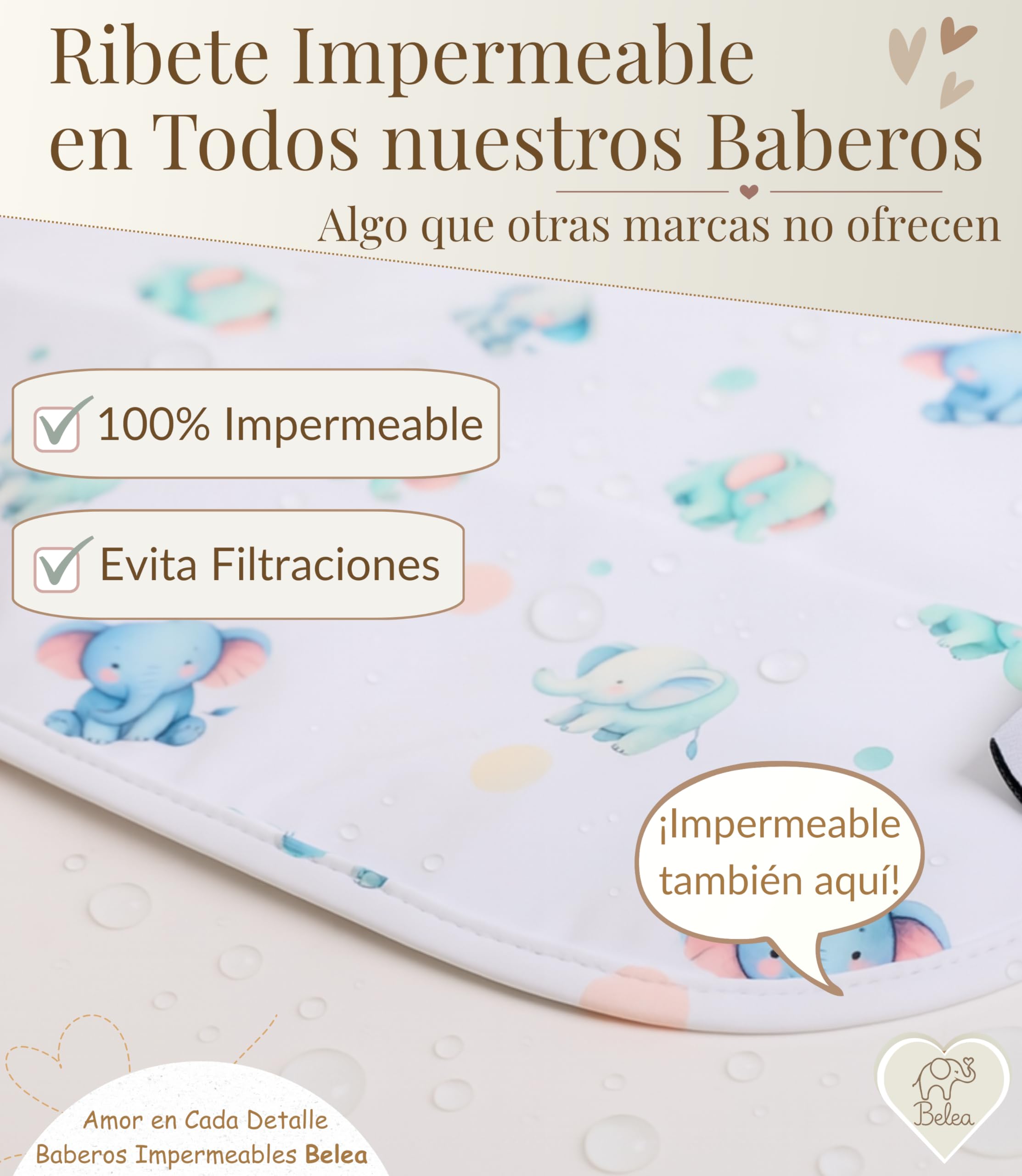 Pack 2 Baberos Bebe Impermeables Sin Mangas BLW 6 Meses a 5 Años Bolsillo Recogemigas Babete Impermeável Babero Infantil Sin BPA Regalo Baby Shower Cumpleaños Bebé — view 5