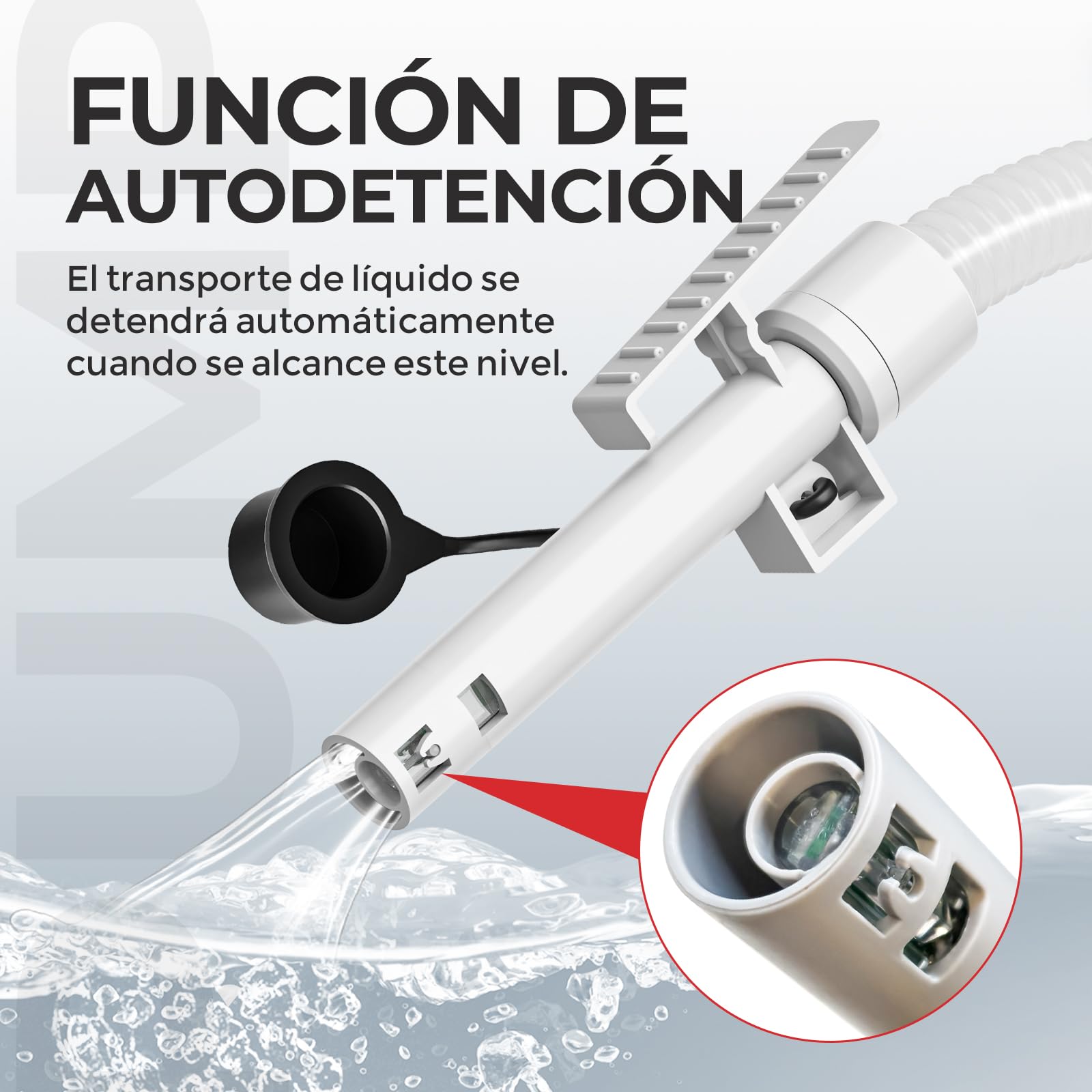 Bomba de transferencia de combustible con sensor de parada automática, Bomba eléctrica de gasolina con pilas, para gasolina diésel y aceite Naranja