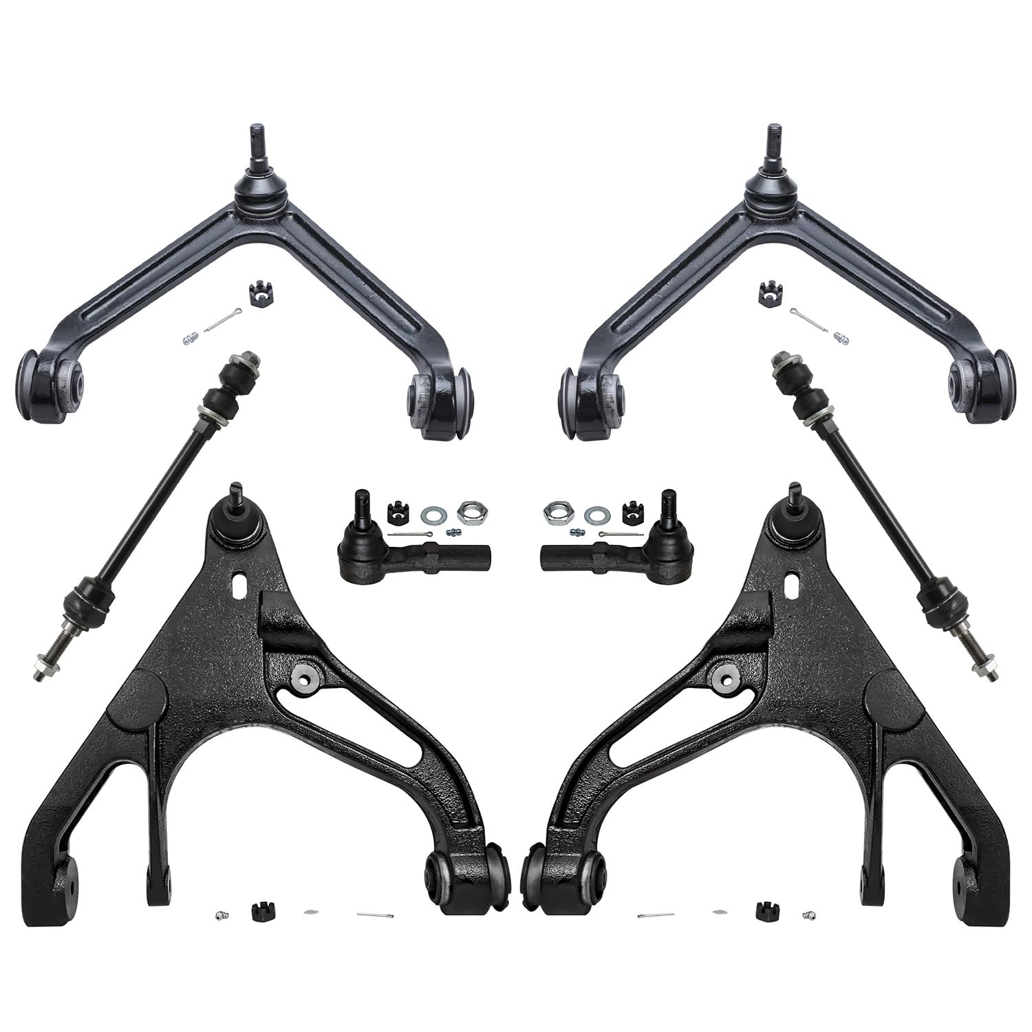Detroit Axle - 4WD Front End Suspension Kit for 2002-2005 Dodge Ram 1500, 4