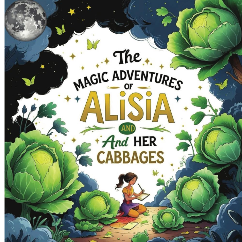 Livre coloriage Alisia cabbages pour activité dessin relax