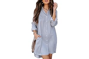 Striped Long Sleeve Dress: Versatile Chic for Women