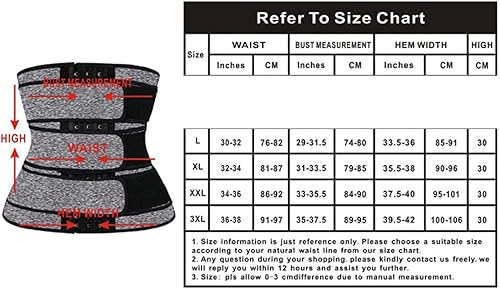 Miniatura 5 de Cinturón de ajuste de cintura para hombres cintura entrenador corsé adelgazar cuerpo Shaper entrenamiento caliente sudor banda entrenador fajas